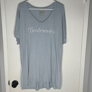 Show me your Mimi oversized bridesmaid soft shirt